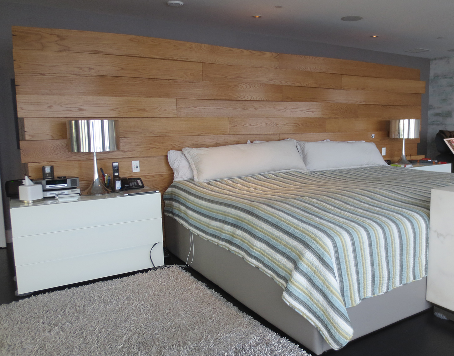 custom cabinets nj-Bed Head Board Rustic Contemporary