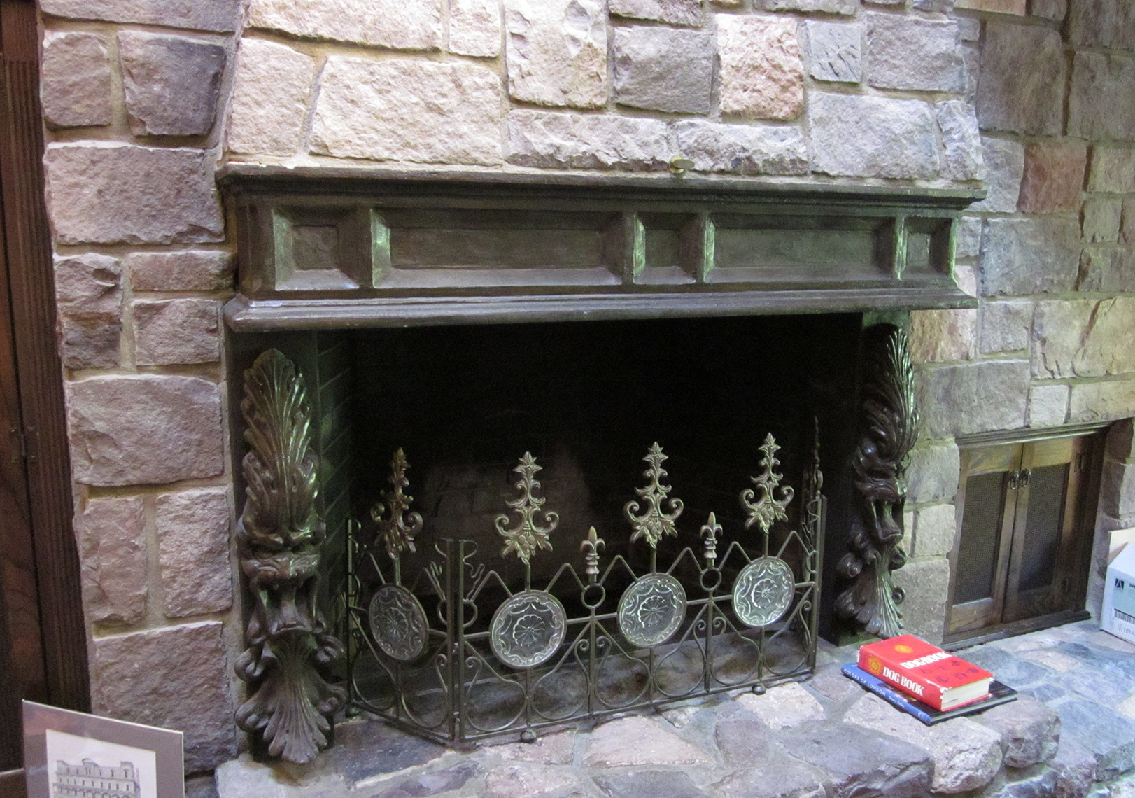 Custom-Woodworking-Concrete-Fire-Place-Mantle