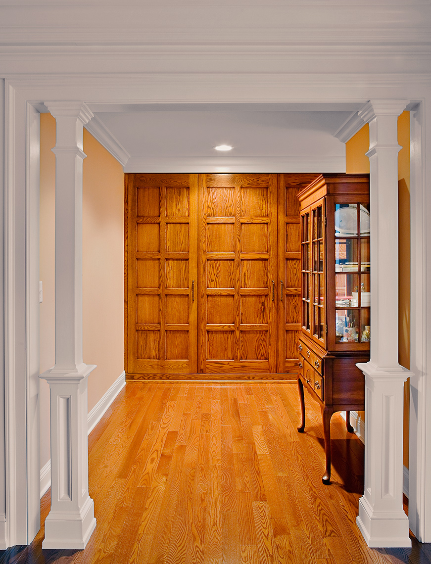 custom kitchen cabinets Hunterdon County, NJ-Dressing Room Glazed Oak