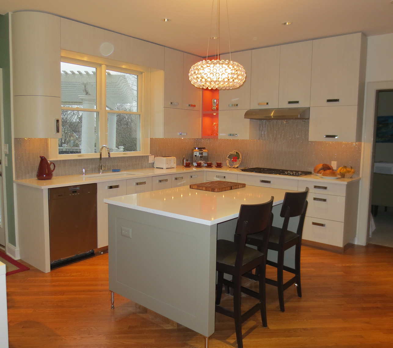 custom kitchen cabinets- mercer county, nj-by birdie miller-Contemporary-P-Lam-Custom-Cabinets--1