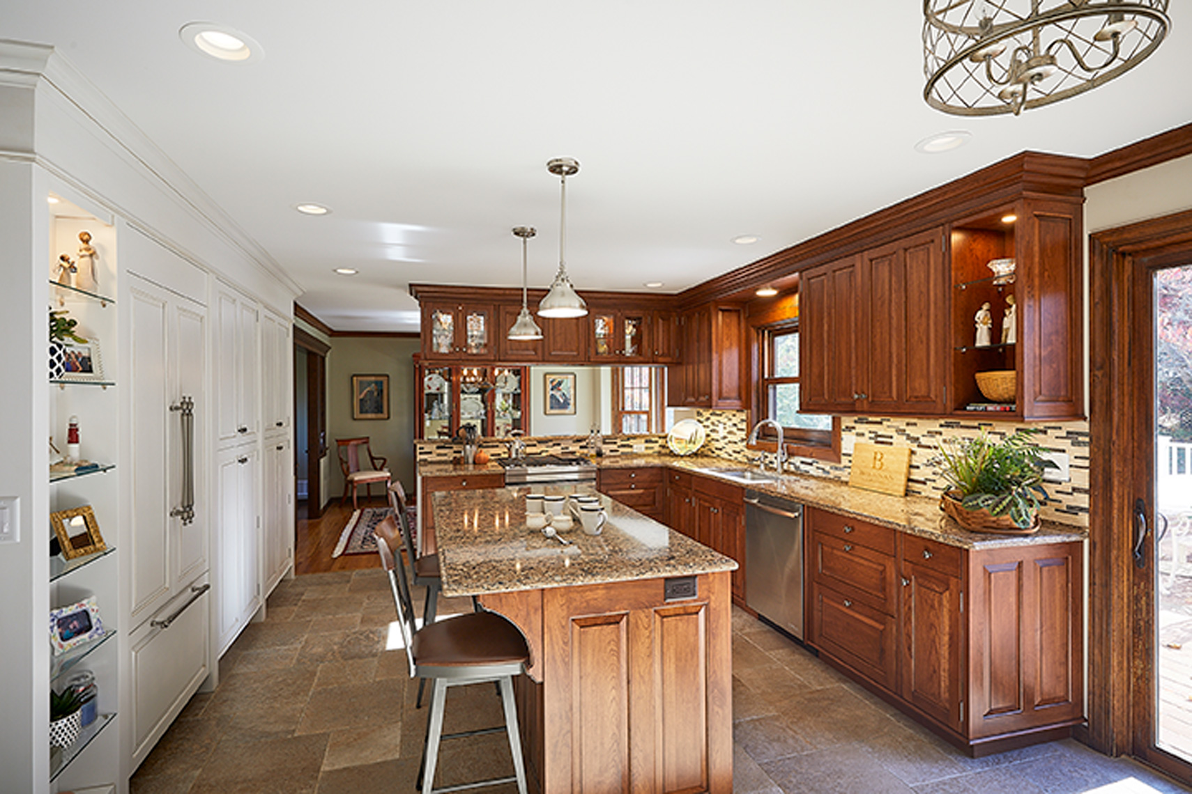 custom kitchen remodels bucks county PA - TraditionalCherryKitchen1